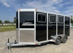 COMING SOON NEW 2024 FLETCHER 3H 18ft Slant extra large stalls and Tack with Ramp