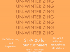 Un-Winterizing and Inspection Special