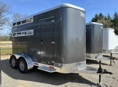 NEW 2024 Shadow 2H Stable Lite  2 Horse Slant with Dress Charcoal
