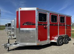 DEMO 2023 FLETCHER 3H 18ft Slant extra large stalls and Tack with Ramp Trillium Edition